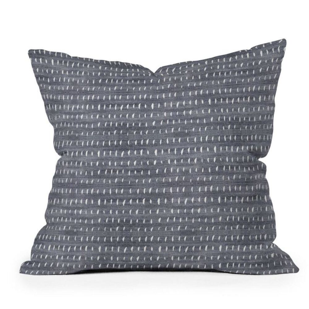 Deny Designs - 20" x 20" Holli Zollinger Bogo Rain Outdoor Throw  Blue